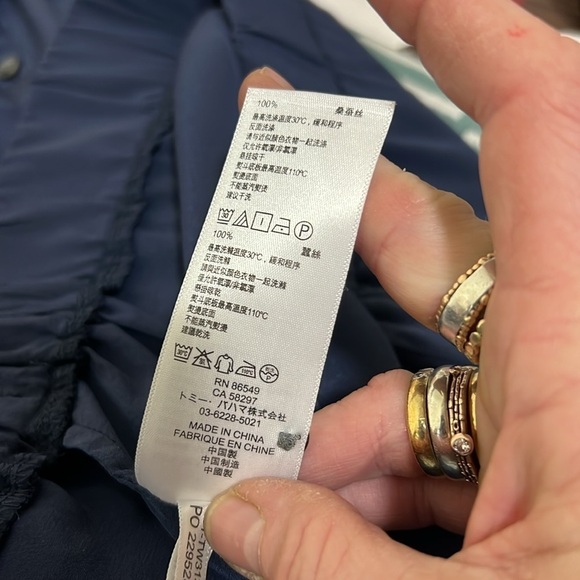 Tommy Bahama Navy Silk June Polo Size Small - Picture 11 of 12